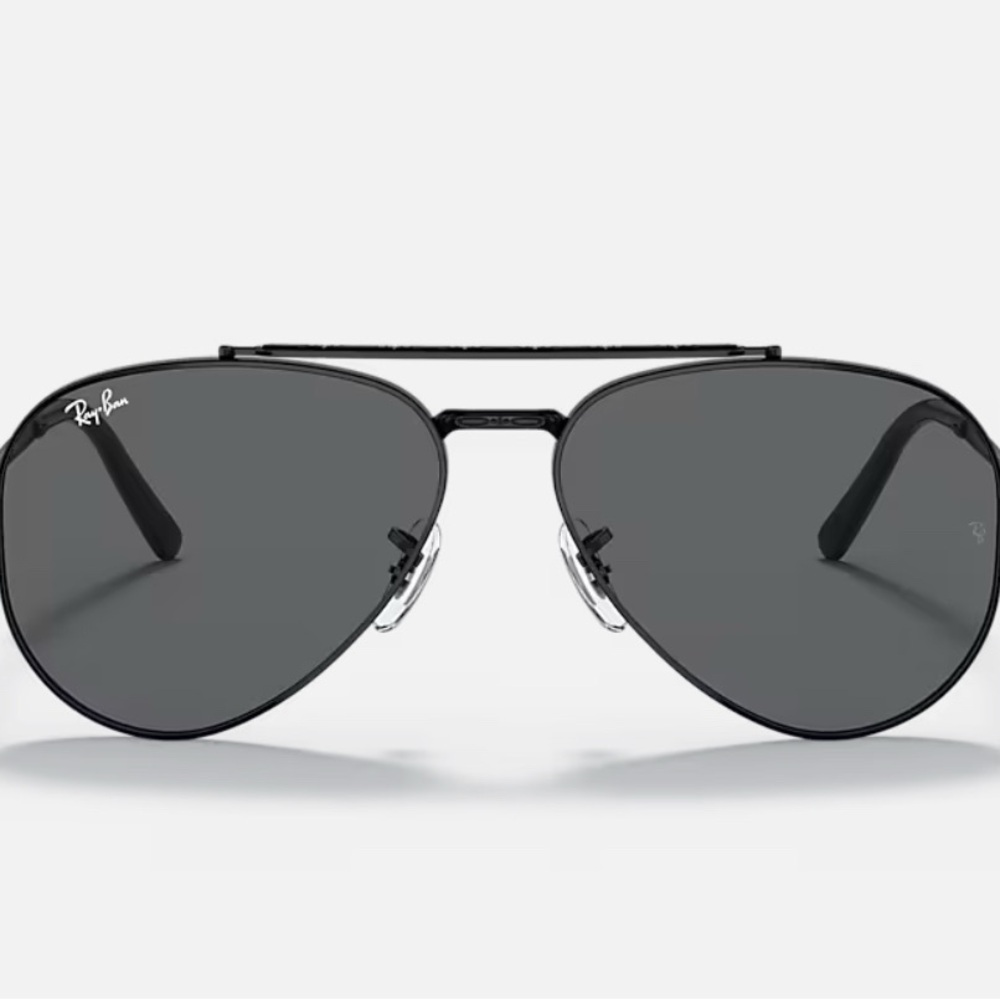Ray Ban Black Aviator Sunglasses